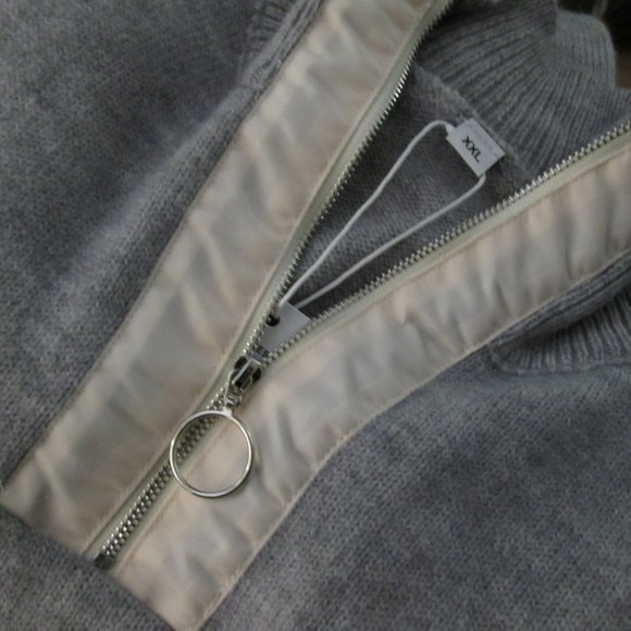 Made With ♥️ 1/4 zip pullover sweater - Picture 4 of 9